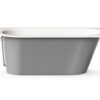 Upotettava kylpyamme PAA VARIO L C 168x75 cm, valukivi – 7