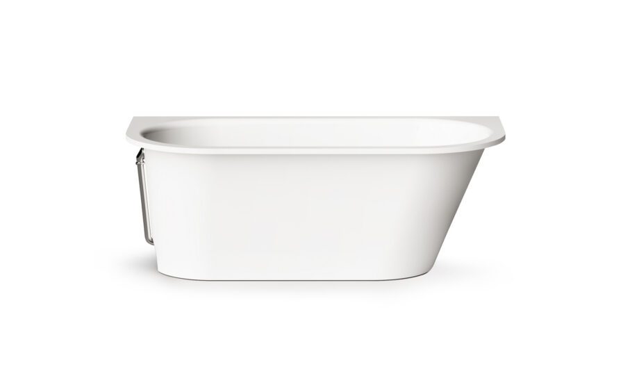 Sisseehitatav kivivann PAA VARIO M BC 156×75 cm, ümarad nurgad B ja C, läikiv kivimass Upotettava kylpyamme PAA VARIO M BC 156x75 cm, valukivi