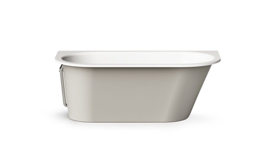 Sisseehitatav kivivann PAA VARIO M BC 156×75 cm, ümarad nurgad B ja C, läikiv kivimass 5 Upotettava kylpyamme PAA VARIO M BC 156x75 cm, valukivi – 5