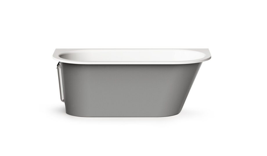 Sisseehitatav kivivann PAA VARIO M BC 156×75 cm, ümarad nurgad B ja C, läikiv kivimass 7 Upotettava kylpyamme PAA VARIO M BC 156x75 cm, valukivi – 7