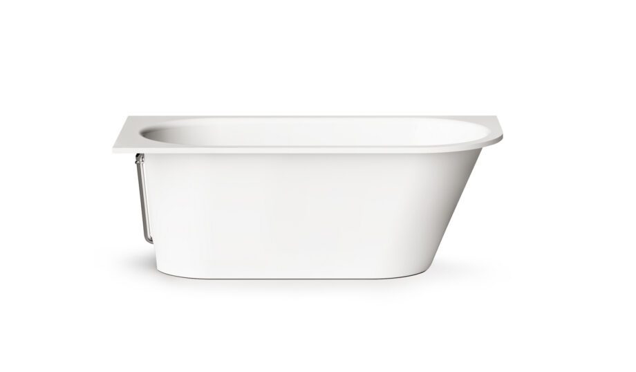 Sisseehitatav kivivann PAA VARIO L B 168×75 cm, ümar nurk B, läikiv kivimass Upotettava kylpyamme PAA VARIO L B 168x75 cm, valukivi