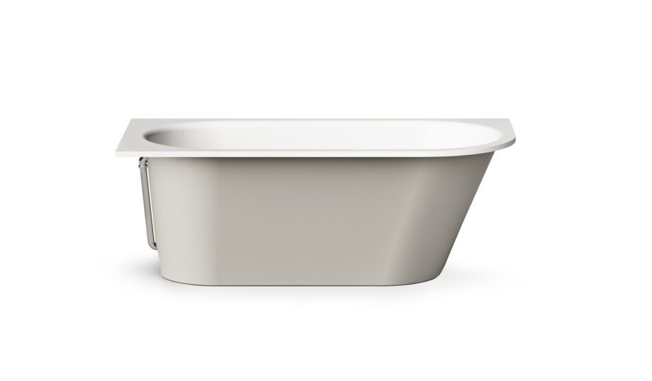 Sisseehitatav kivivann PAA VARIO L B 168×75 cm, ümar nurk B, läikiv kivimass 5 Upotettava kylpyamme PAA VARIO L B 168x75 cm, valukivi – 5