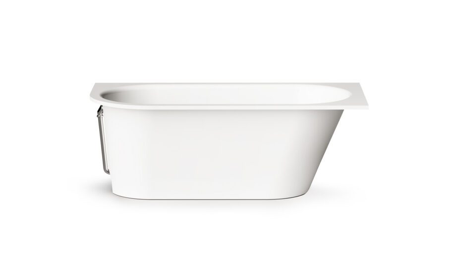 Sisseehitatav kivivann PAA VARIO M C 158×75 cm, ümar nurk C, läikiv kivimass Upotettava kylpyamme PAA VARIO M C 158x75 cm, valukivi