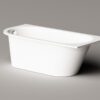 Sisseehitatav kivivann PAA VARIO M C 158×75 cm, ümar nurk C, läikiv kivimass 10 Upotettava kylpyamme PAA VARIO M C 158x75 cm, valukivi – 10