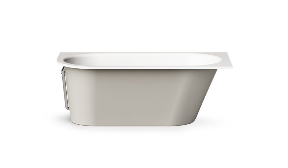 Sisseehitatav kivivann PAA VARIO M C 158×75 cm, ümar nurk C, läikiv kivimass 5 Upotettava kylpyamme PAA VARIO M C 158x75 cm, valukivi – 5