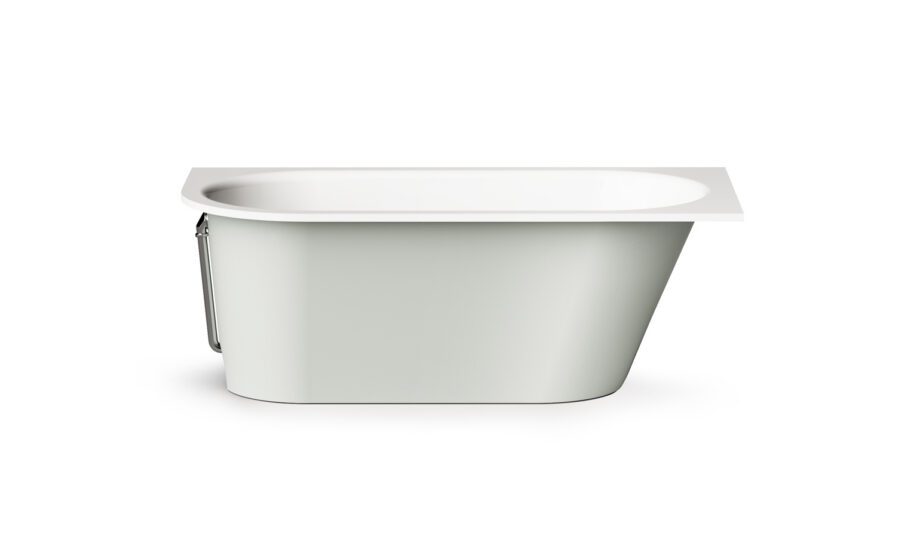 Sisseehitatav kivivann PAA VARIO M C 158×75 cm, ümar nurk C, läikiv kivimass 6 Upotettava kylpyamme PAA VARIO M C 158x75 cm, valukivi – 6