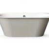 Sisseehitatav kivivann PAA VARIO XL AB 180×80 cm, ümarad nurgad A ja B, läikiv kivimass 6 Upotettava kylpyamme PAA VARIO XL AB 180x80 cm, valukivi – 6
