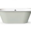 Sisseehitatav kivivann PAA VARIO XL AB 180×80 cm, ümarad nurgad A ja B, läikiv kivimass 7 Upotettava kylpyamme PAA VARIO XL AB 180x80 cm, valukivi – 7