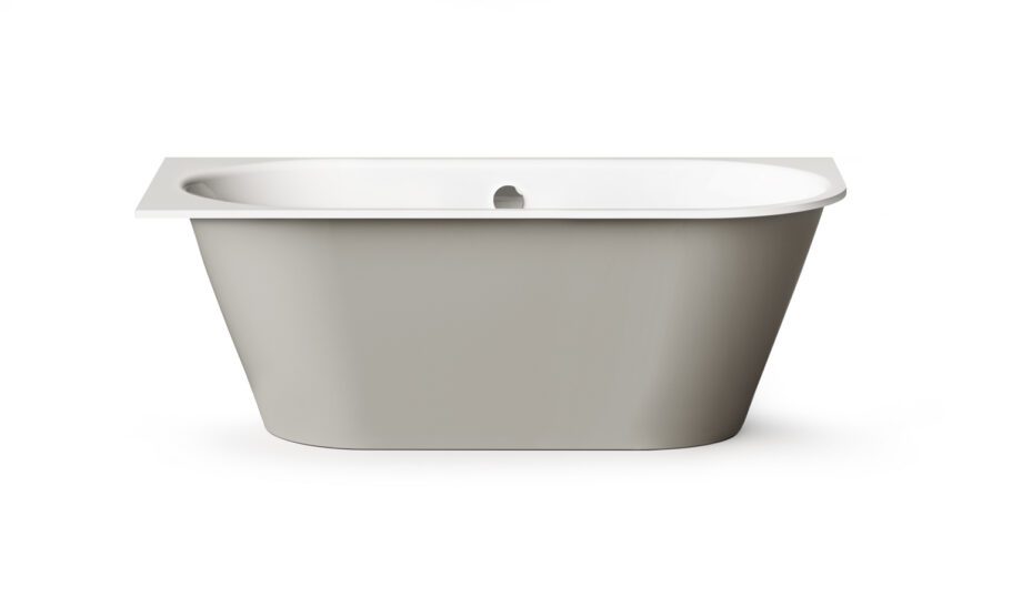 Sisseehitatav kivivann PAA VARIO XL D 180×80 cm, ümar nurk D, läikiv kivimass 6 Upotettava kylpyamme PAA VARIO XL D 180x80 cm, valukivi – 6