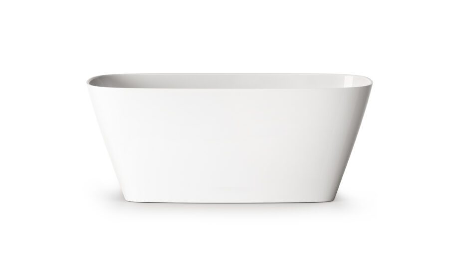 Eraldiseisev kivivann PAA DUNA 150×65 cm, läikiv kivimass Vapaasti seisova kylpyamme PAA DUNA 150x65 cm, valukivi