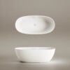 Eraldiseisev kivivann PAA BELLA 170×80 cm, matt Silkstone 9 Vapaasti seisova kylpyamme PAA BELLA 170,5x80 cm, Silkstone – 9