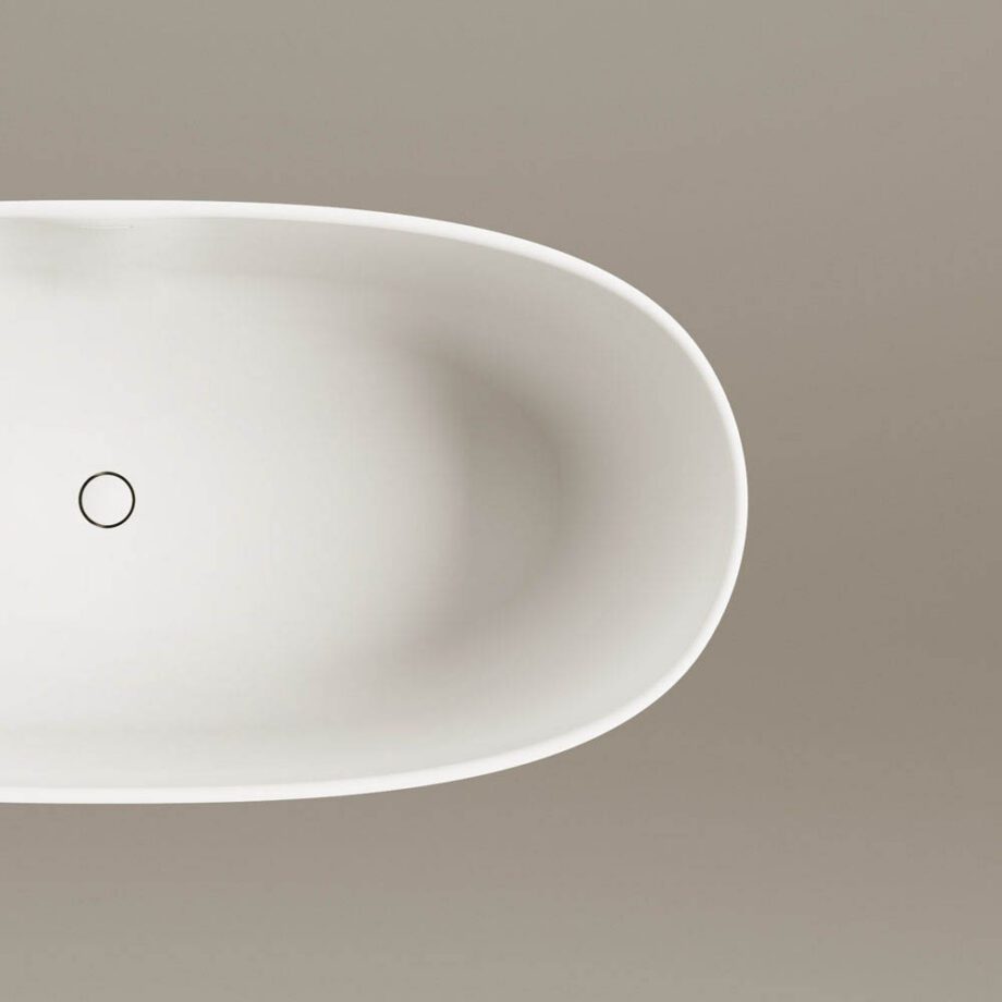 Eraldiseisev kivivann PAA BELLA 170×80 cm, matt Silkstone 10 Vapaasti seisova kylpyamme PAA BELLA 170,5x80 cm, Silkstone – 10