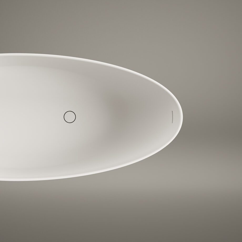 Eraldiseisev kivivann PAA BELLA OVO 170×80 cm, matt Silkstone 3 Vapaasti seisova kylpyamme PAA BELLA OVO, Silkstone – 3