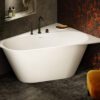 Nurgavann PAA DECO CORNER A 160×127 cm, vasakpoolne, matt Silkstone 2 Kulma-amme PAA DECO CORNER A 160x127 cm, vasen, Silkstone – 2