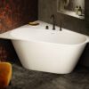 Nurgavann PAA DECO CORNER D 160×127 cm, parempoolne, matt Silkstone 3 Kulma-amme PAA DECO CORNER D 160x127 cm, oikea, Silkstone – 3