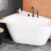 Nurgavann PAA DECO CORNER D 160×127 cm, parempoolne, matt Silkstone 2 Kulma-amme PAA DECO CORNER D 160x127 cm, oikea, Silkstone – 2
