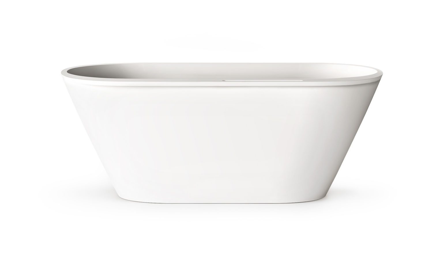 Vapaasti seisova kylpyamme PAA DECO RIM 166x81 cm, Silkstone