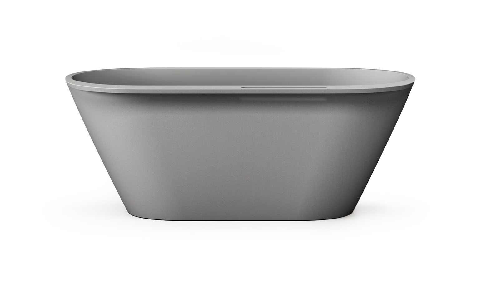 Vapaasti seisova kylpyamme PAA DECO RIM 166x81 cm, Silkstone – 3