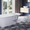 Eraldiseisev kivivann PAA DECO RIM 166×81 cm, matt Silkstone 2 Vapaasti seisova kylpyamme PAA DECO RIM 166x81 cm, Silkstone – 2