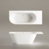 Mõõdu järgi kivivann PAA DECO SHAPE RE A 170–200×82,5 cm, matt Silkstone 9 Mittatilauskylpyamme PAA DECO SHAPE RE A, Silkstone – 9