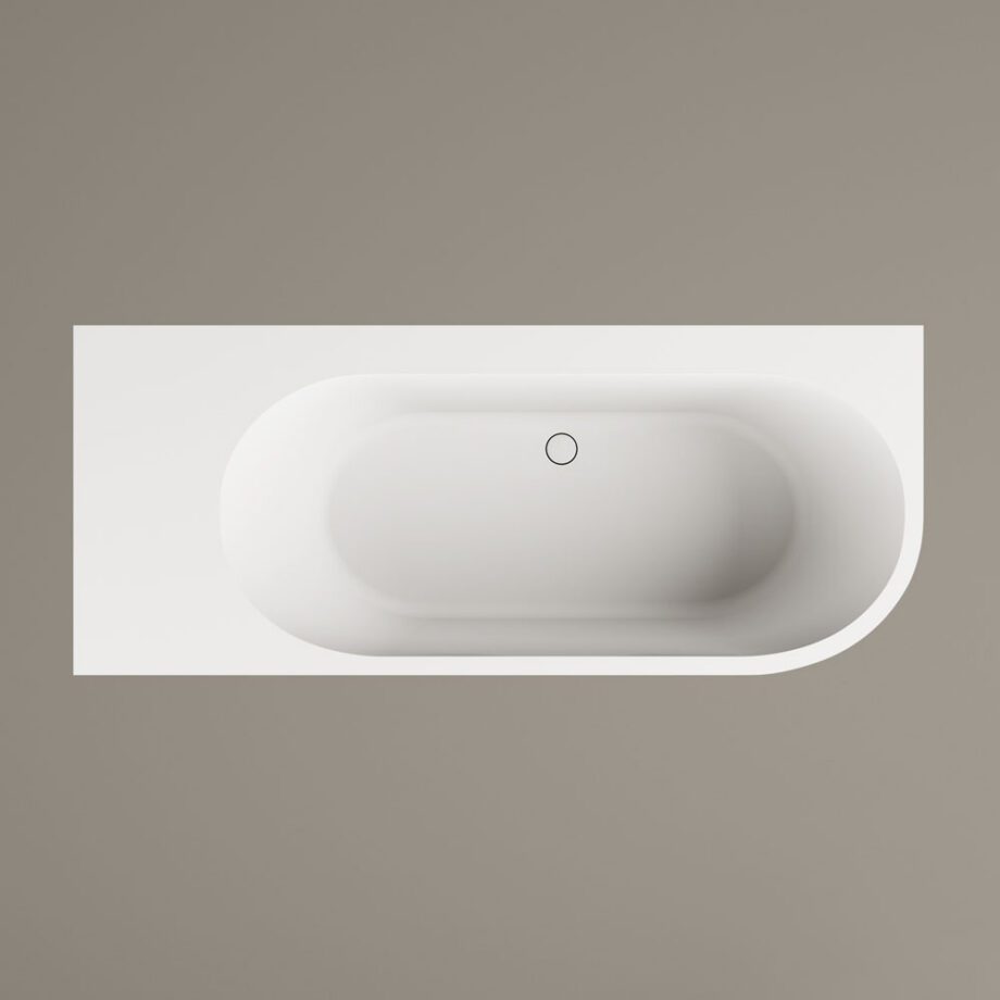 Mõõdu järgi kivivann PAA DECO SHAPE RE D 170–200×82,5 cm, matt Silkstone 10 Mittatilauskylpyamme PAA DECO SHAPE RE D, Silkstone – 10
