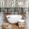 Eraldiseisev kivivann PAA PERLA 145 145×71 cm, matt Silkstone 2 Vapaasti seisova kylpyamme PAA PERLA 145, Silkstone – 2
