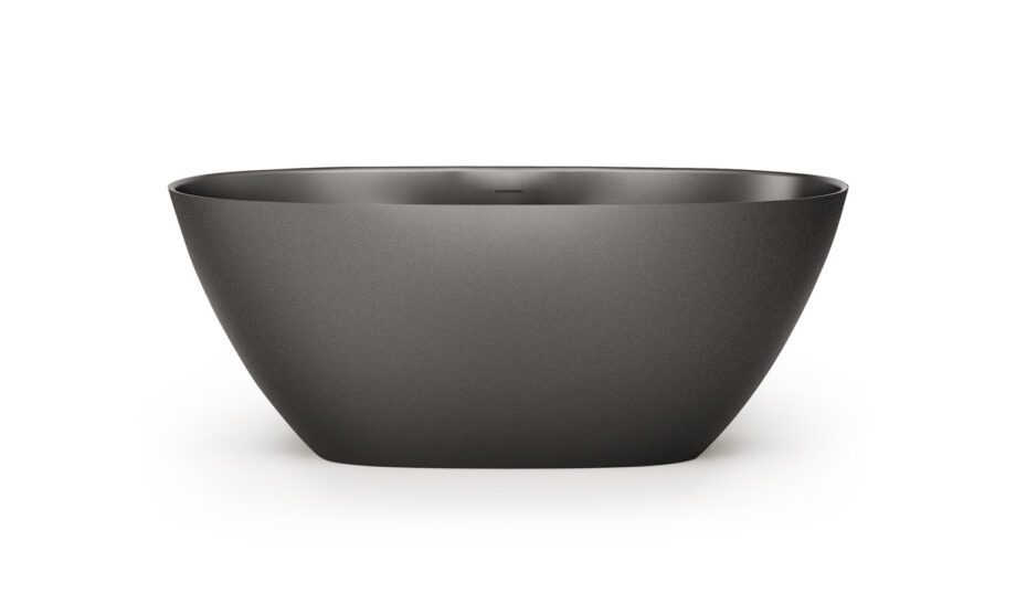 Must eraldiseisev kivivann PAA PERLA 160 160×75 cm, Graphite, matt Vapaasti seisova kylpyamme PAA PERLA 160 160x75 cm, Graphite
