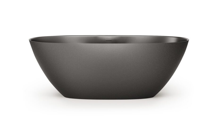 Must eraldiseisev kivivann PAA PERLA 175 175×76 cm, Graphite, matt Vapaasti seisova kylpyamme PAA PERLA 175 175x76 cm, Graphite