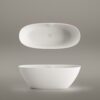Eraldiseisev kivivann PAA PERLA 175 175×76 cm, matt Silkstone 7 Vapaasti seisova kylpyamme PAA PERLA 175, Silkstone – 7