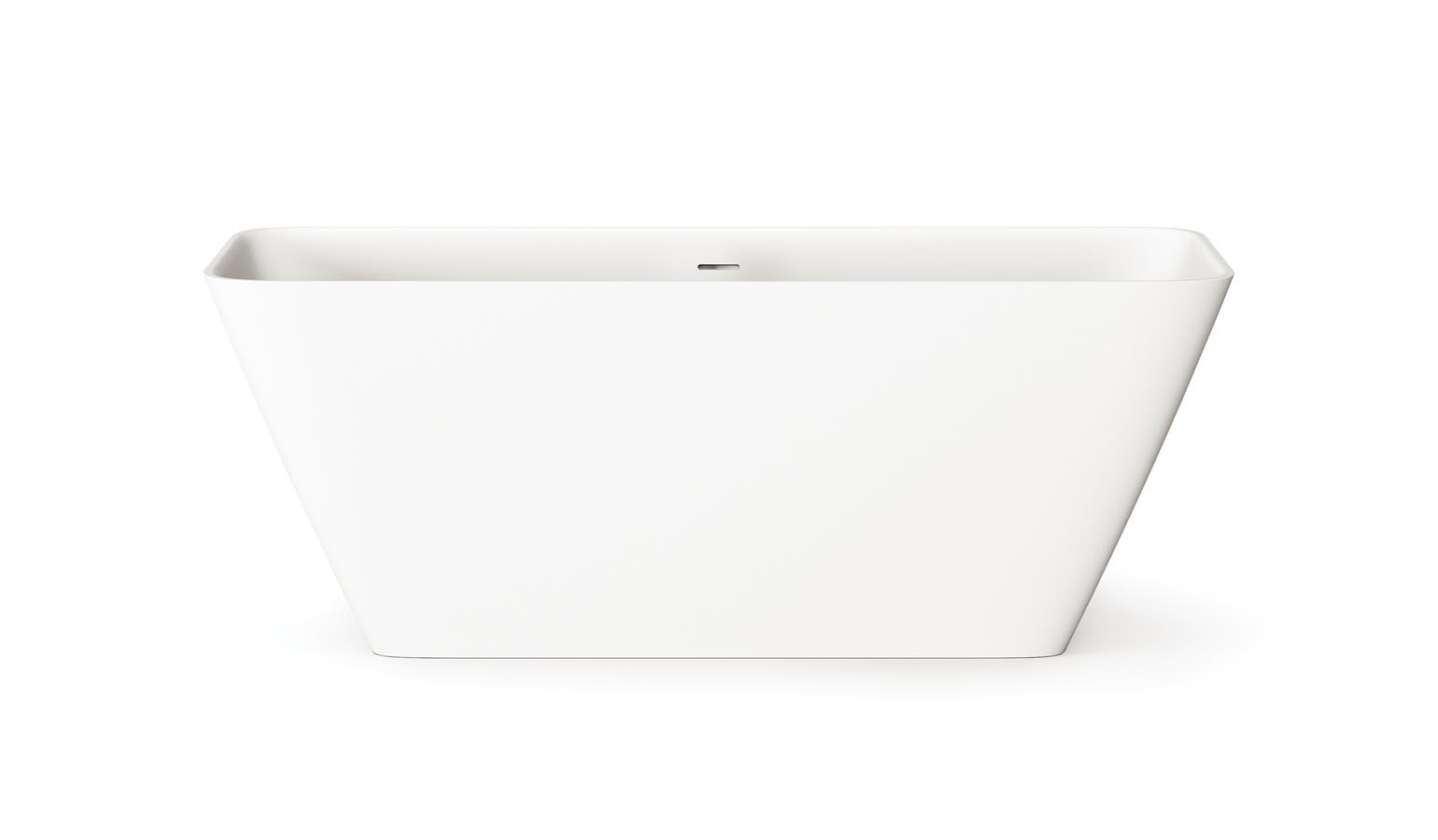 Vapaasti seisova kylpyamme PAA QUADRO 159x70 cm, Silkstone