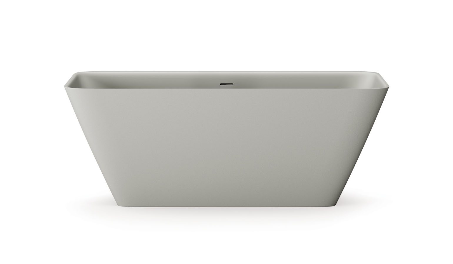 Vapaasti seisova kylpyamme PAA QUADRO 159x70 cm, Silkstone – 6