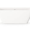 Seinaäärne kivivann PAA QUADRO WALL 160,5×76 cm, matt Silkstone Seinäkylpyamme PAA QUADRO WALL 160,5x76 cm, Silkstone