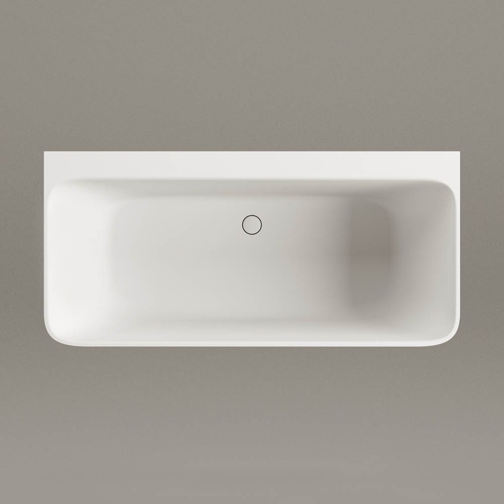 Seinäkylpyamme PAA QUADRO WALL 160,5x76 cm, Silkstone – 7