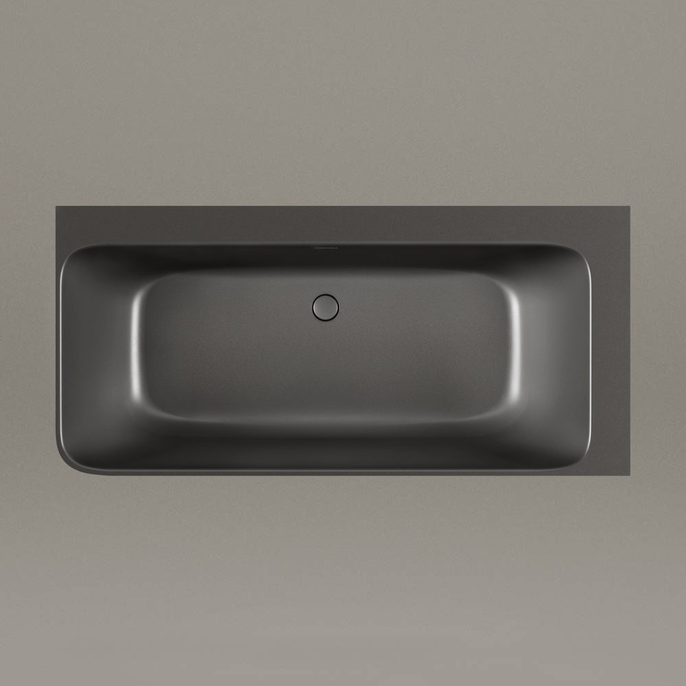 Kulma-amme PAA QUADRO CORNER A 160x75 cm, vasen, Graphite – 5