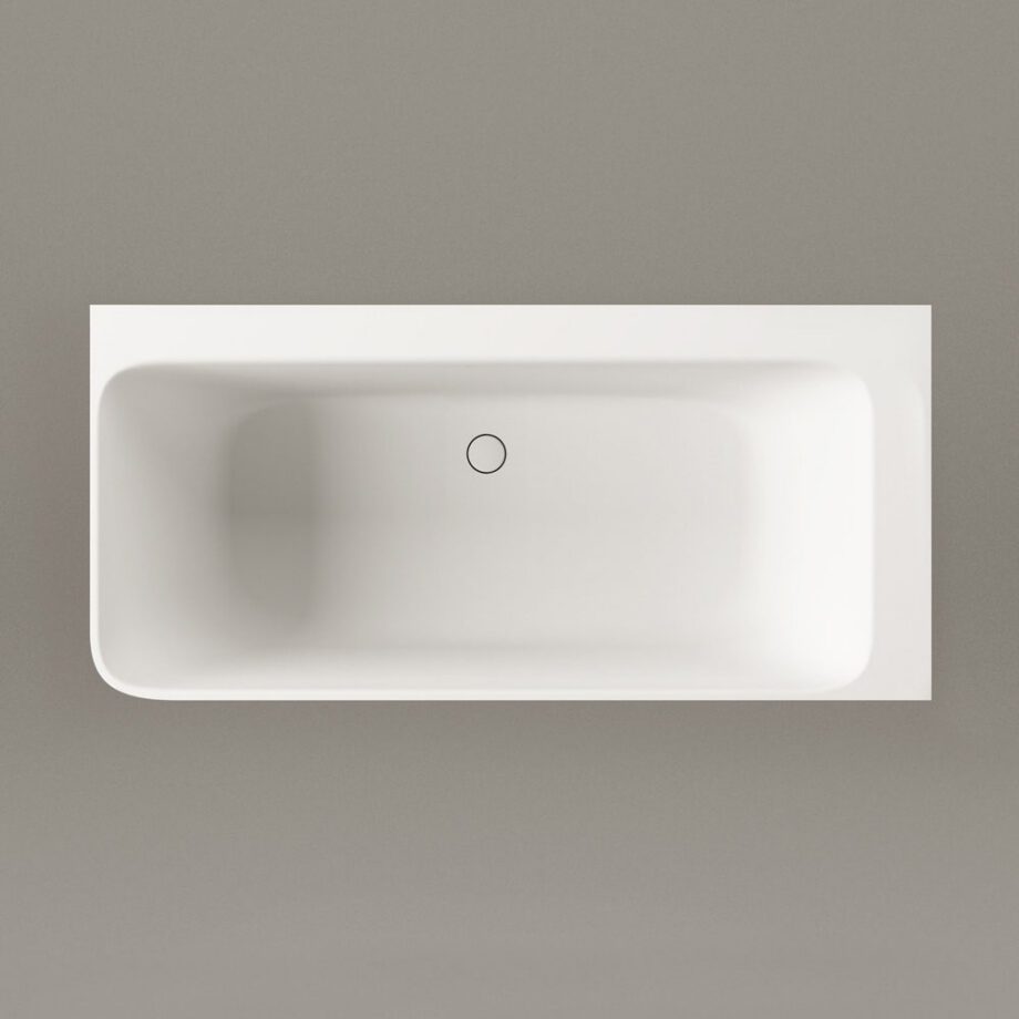 Nurgavann PAA QUADRO CORNER A 160×75 cm, vasakpoolne, matt Silkstone 8 Kulma-amme PAA QUADRO CORNER A 160x75 cm, vasen, Silkstone – 8
