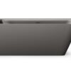 Must nurgavann PAA QUADRO CORNER D 160×75 cm, parempoolne, Graphite, matt Kulma-amme PAA QUADRO CORNER D 160x75 cm, oikea, Graphite