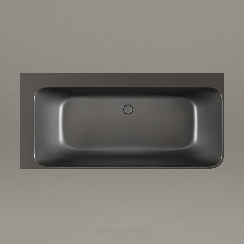 Kulma-amme PAA QUADRO CORNER D 160x75 cm, oikea, Graphite – 5