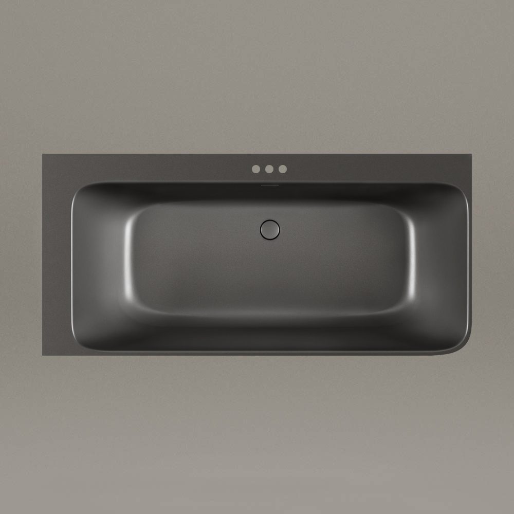 Kulma-amme PAA QUADRO CORNER D 160x75 cm, oikea, Graphite – 3