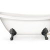 Jalgadega kivivann PAA VICTORIA 170×83 cm, matt Silkstone, Graphite jalad Tassuamme PAA VICTORIA 170x83 cm, Silkstone, Graphite-jalat