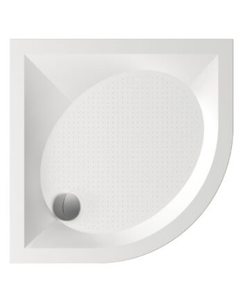 Kaareva suihkuallas PAA ART RO 90 R550 4W, 90x90 cm