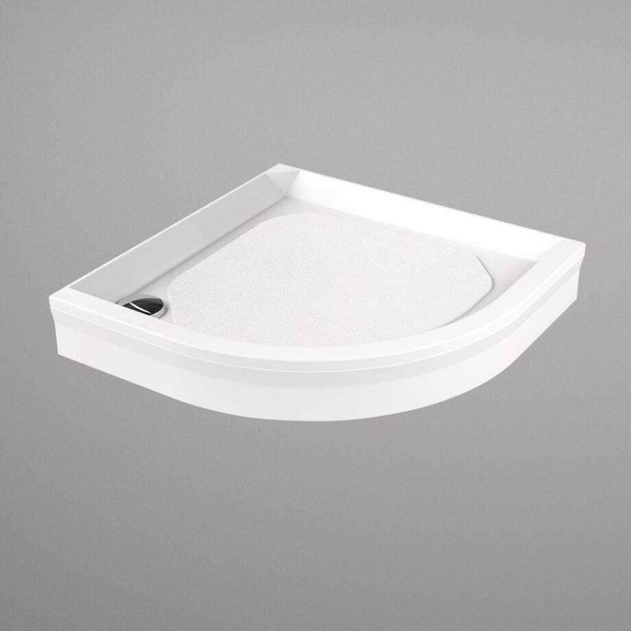 Ümar dušialus PAA CLASSIC RO 90 R550, 90×90 cm, kivimass 2 Kaareva suihkuallas PAA CLASSIC RO 90 R550, 90x90 cm – 2