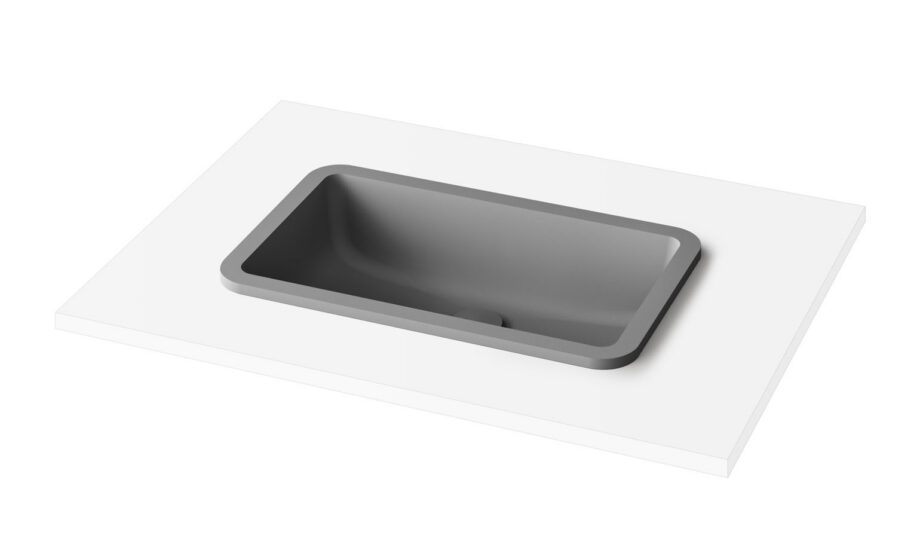 Upotettava pesuallas PAA OPUS IN 52x32 cm, Silkstone – 4