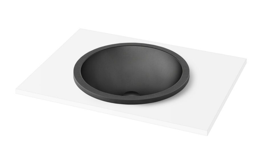 Upotettava pesuallas PAA ROUND IN Ø44 cm, musta Graphite