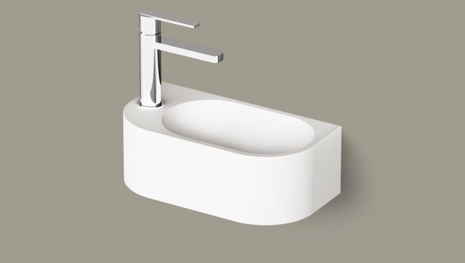 Pieni seinäpesuallas PAA RE D oikeakätinen 40x21 cm – 2