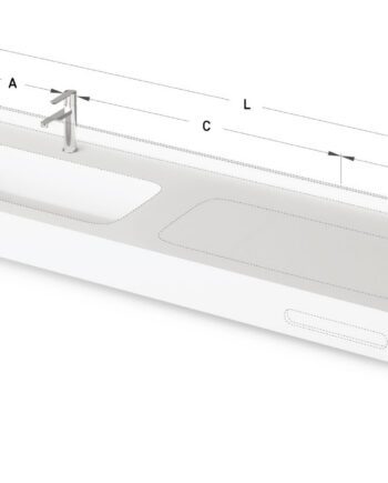Mittatilaus tasoallas PAA QUADRO MTM, Silkstone