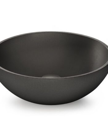 Pesuallas tasolle PAA ROUND ON Ø41 cm, musta Graphite