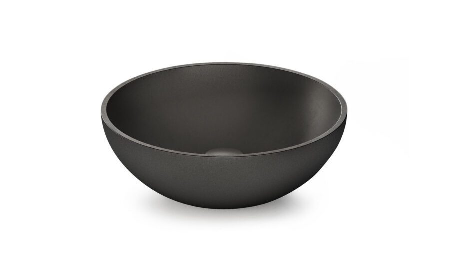 Pesuallas tasolle PAA ROUND ON Ø41 cm, musta Graphite