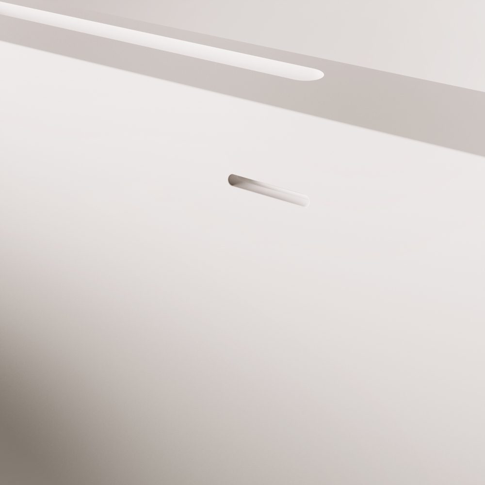 Vapaasti seisova kylpyamme PAA DECO RIM 166x81 cm, Graphite – 5