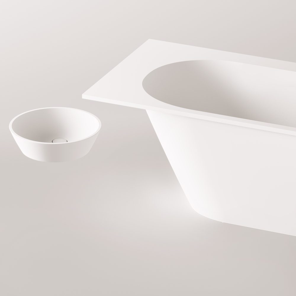 Mittatilauskylpyamme PAA DECO SHAPE RE A, Silkstone – 5