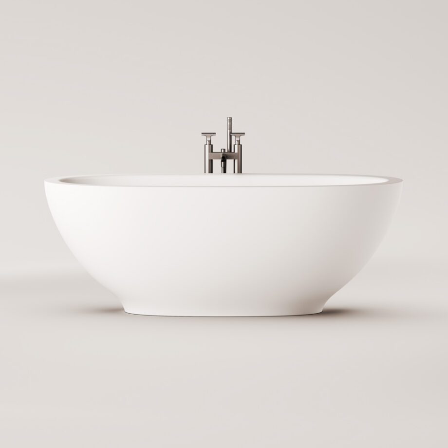 Eraldiseisev kivivann PAA DOLCE 180×90 cm, matt Silkstone 6 Vapaasti seisova kylpyamme PAA DOLCE 180x90 cm, Graphite – 6